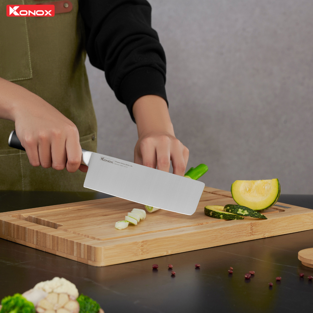 Bộ dao làm bếp 3 món Konox Alder Set - ảnh 4