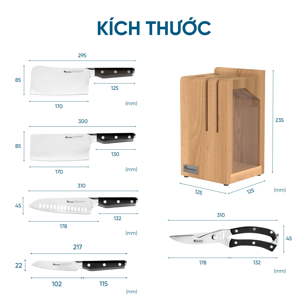 Chăm sóc cán gỗ mun và hộp gỗ dẻ gai