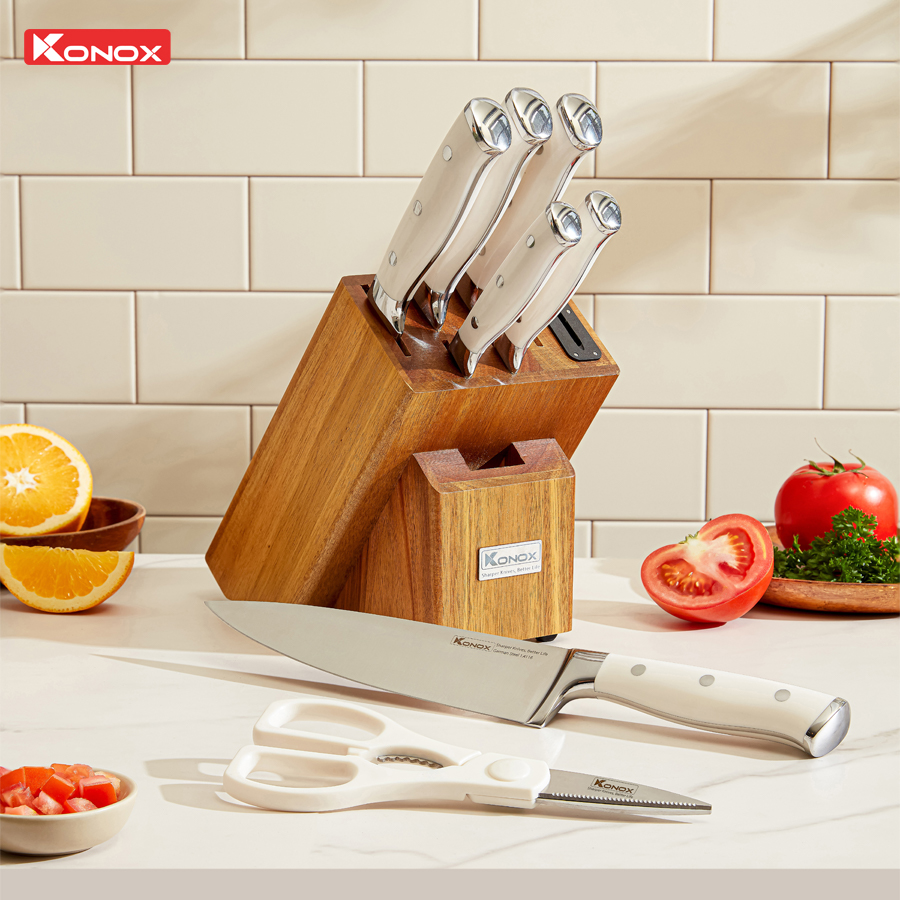 Bộ dao làm bếp cao cấp 7 món Konox Gouter - ảnh 2