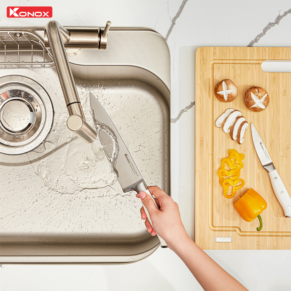 Bộ dao làm bếp cao cấp 7 món Konox Gouter - ảnh 5