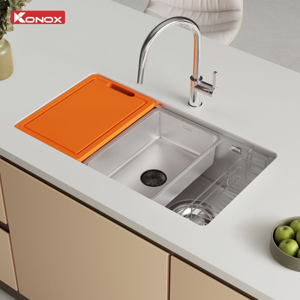Chất liệu inox POSCO SUS304 và công nghệ bề mặt Linen