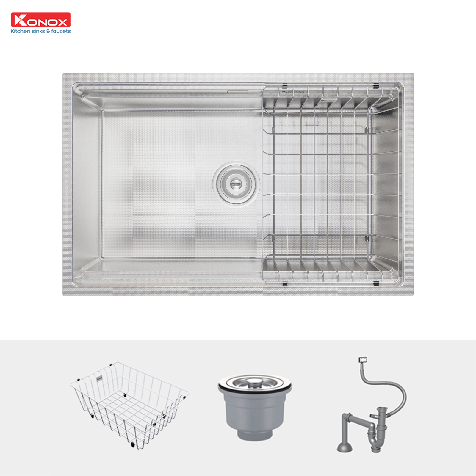 Sử dụng và vệ sinh chậu rửa bát Konox KN7044SU Dekor