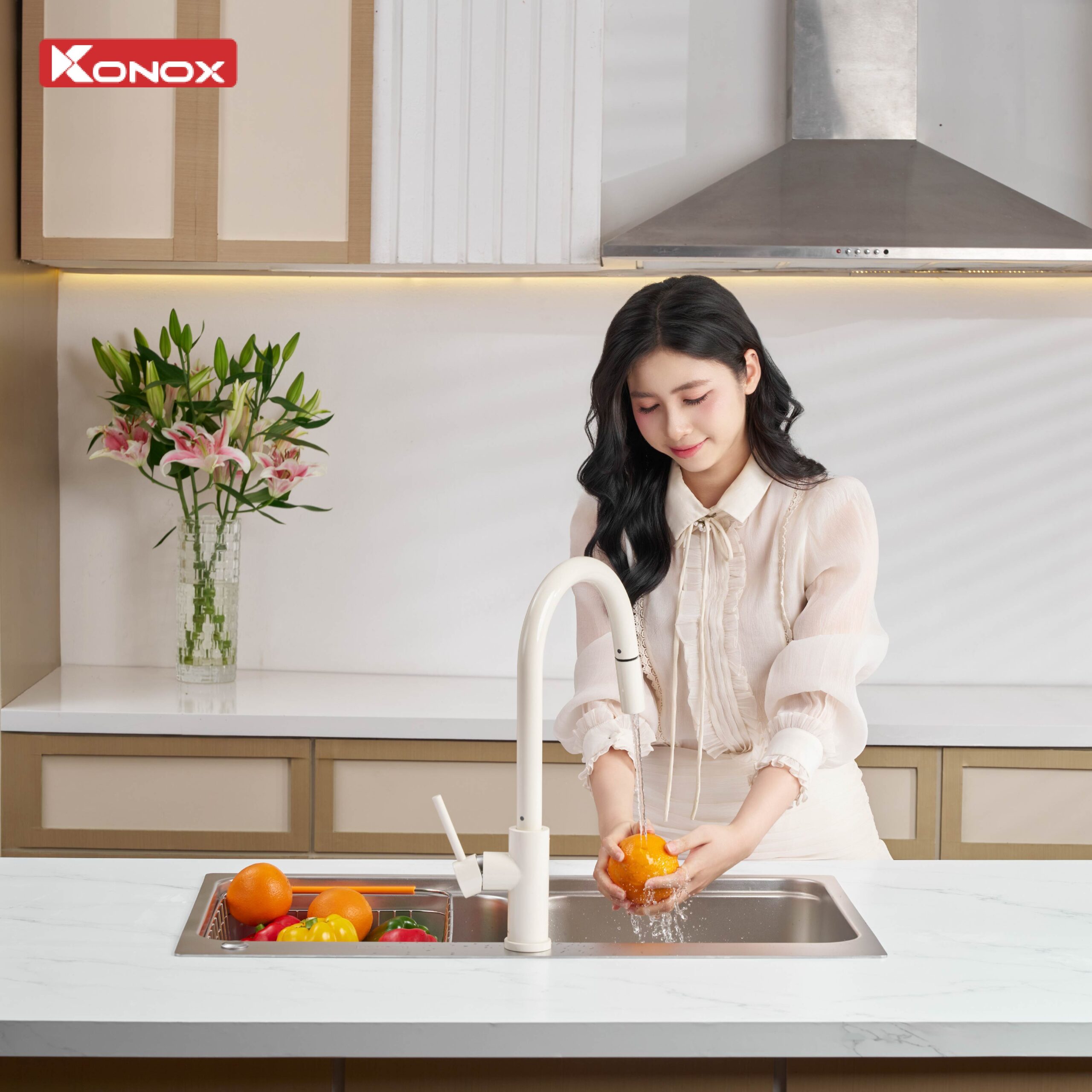 Chậu rửa bát 2 hố cân R50 Tari 7851TD - ảnh 3