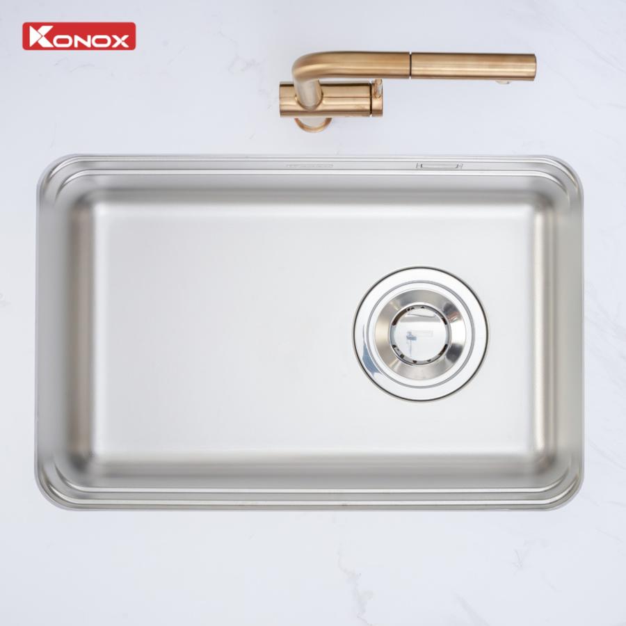 Dùng và chăm sóc chậu rửa bát Konox Tari Smart 7047PP