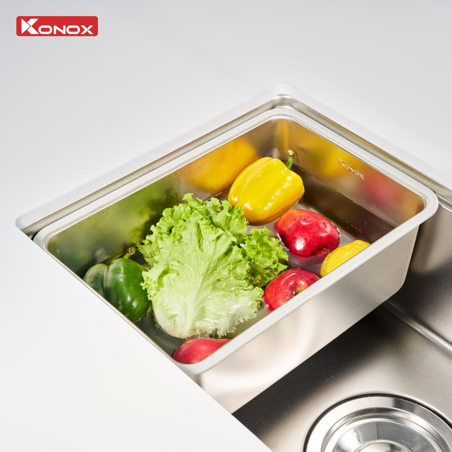 Chậu rửa bát chống xước Workstation Sink Dekor 8044SU - ảnh 6