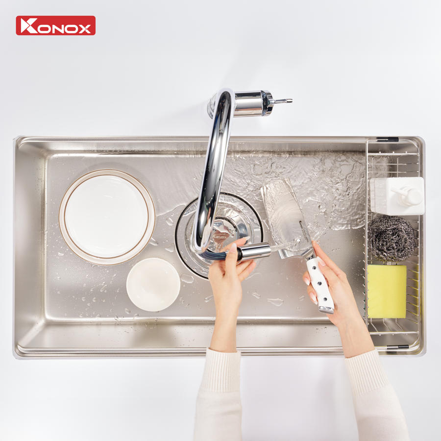Chậu rửa bát chống xước Workstation Sink Dekor 8044SU - ảnh 8
