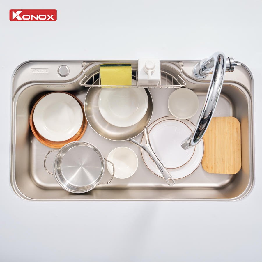 Chậu rửa bát chống xước Workstation Sink Dekor 8048SU - ảnh 8