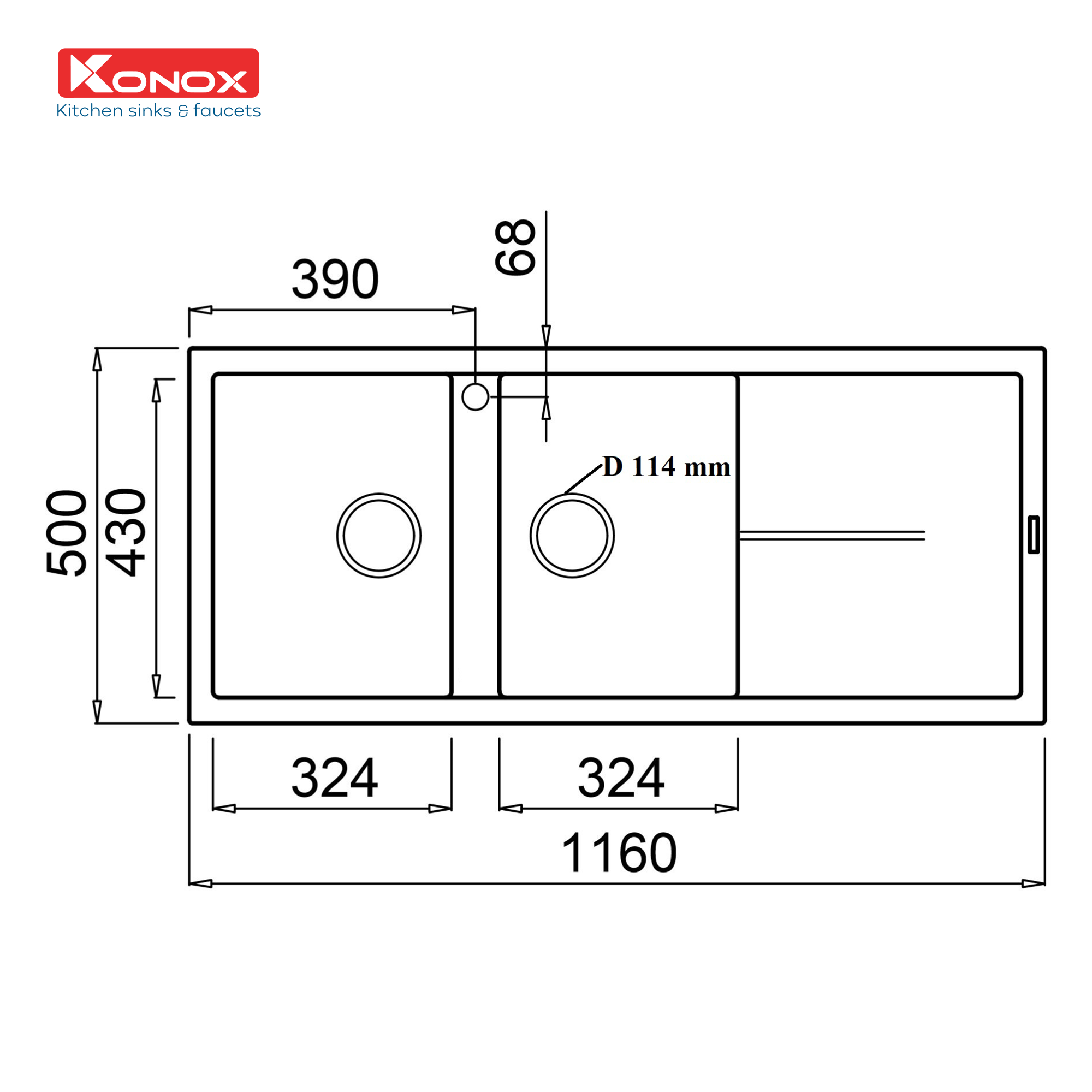Vật liệu KERATEK⁺ trên Livello Smart 1160 Black