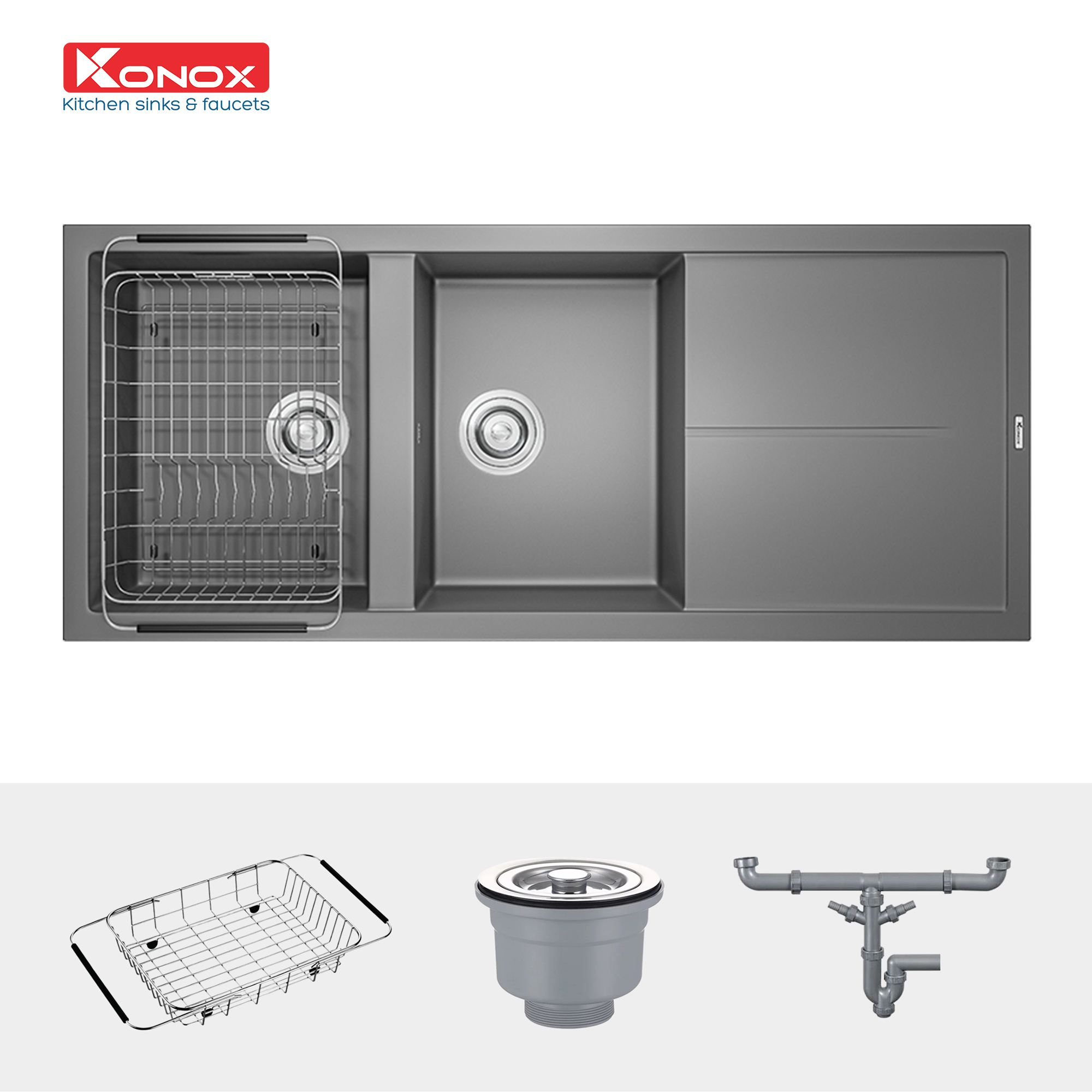 Lắp đặt chậu Livello Smart 1160 Grey