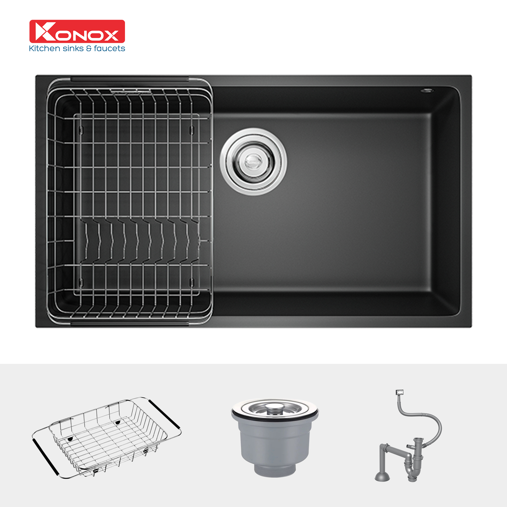 Lắp âm chậu Naros 760S Black đúng kỹ thuật
