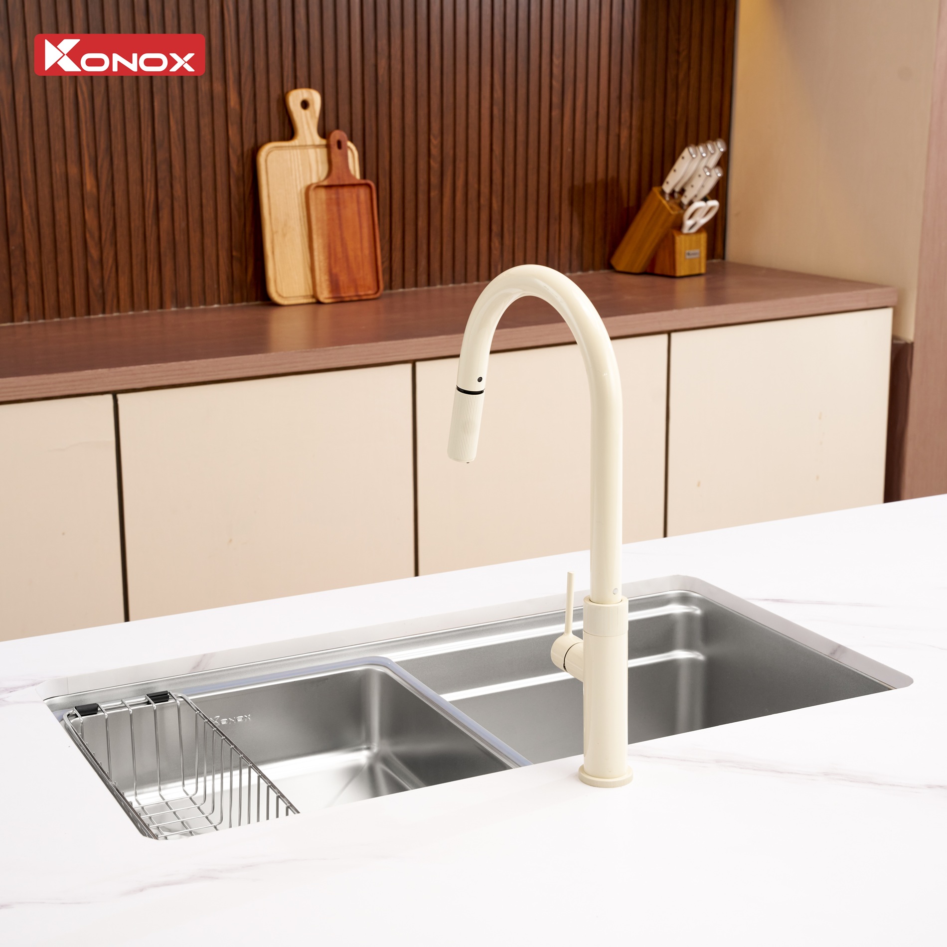 Chậu rửa bát phong cách Nhật bề mặt mịn Tari 780SM - ảnh 7
