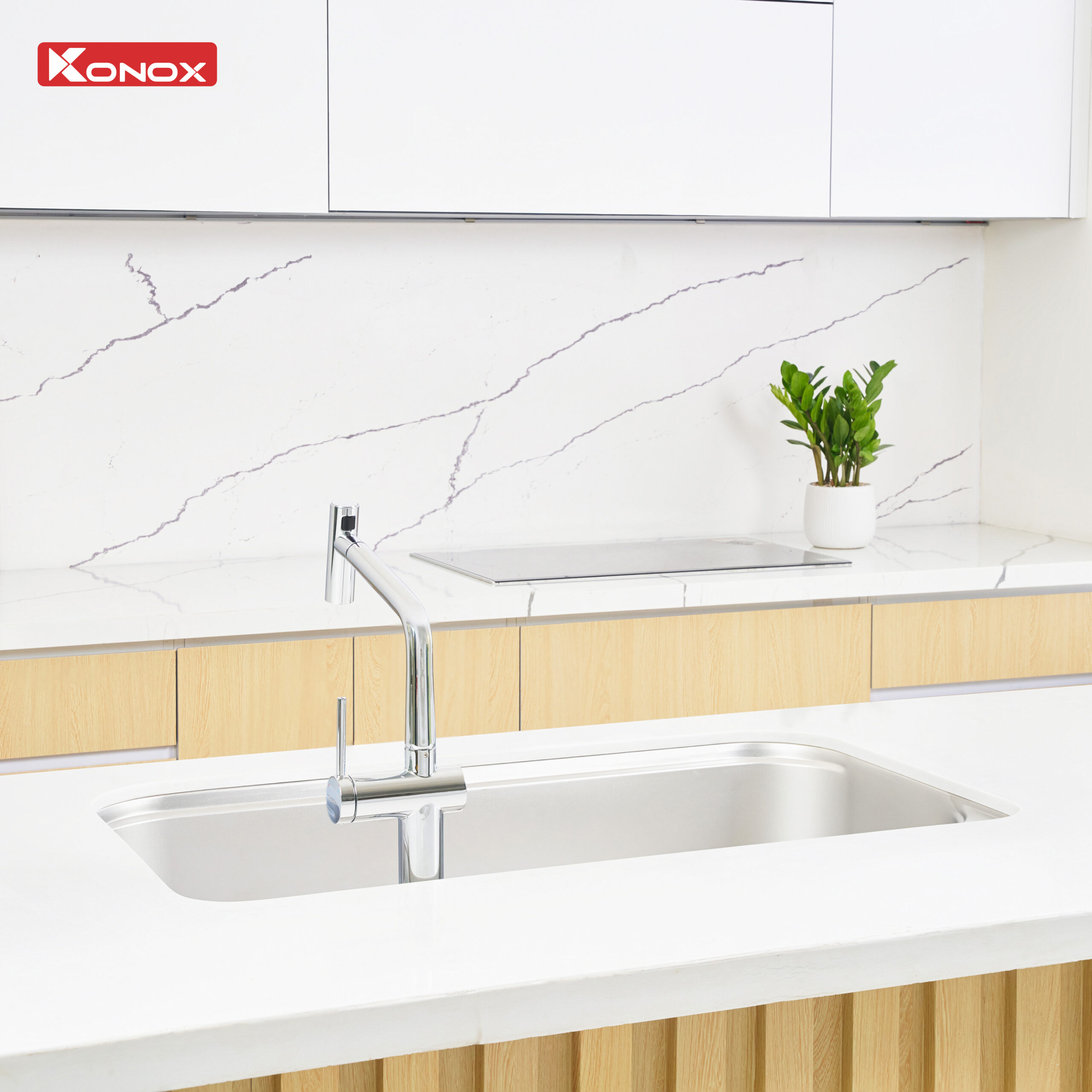 Chậu rửa bát phong cách Nhật bề mặt mịn Tari 9051SM - ảnh 5