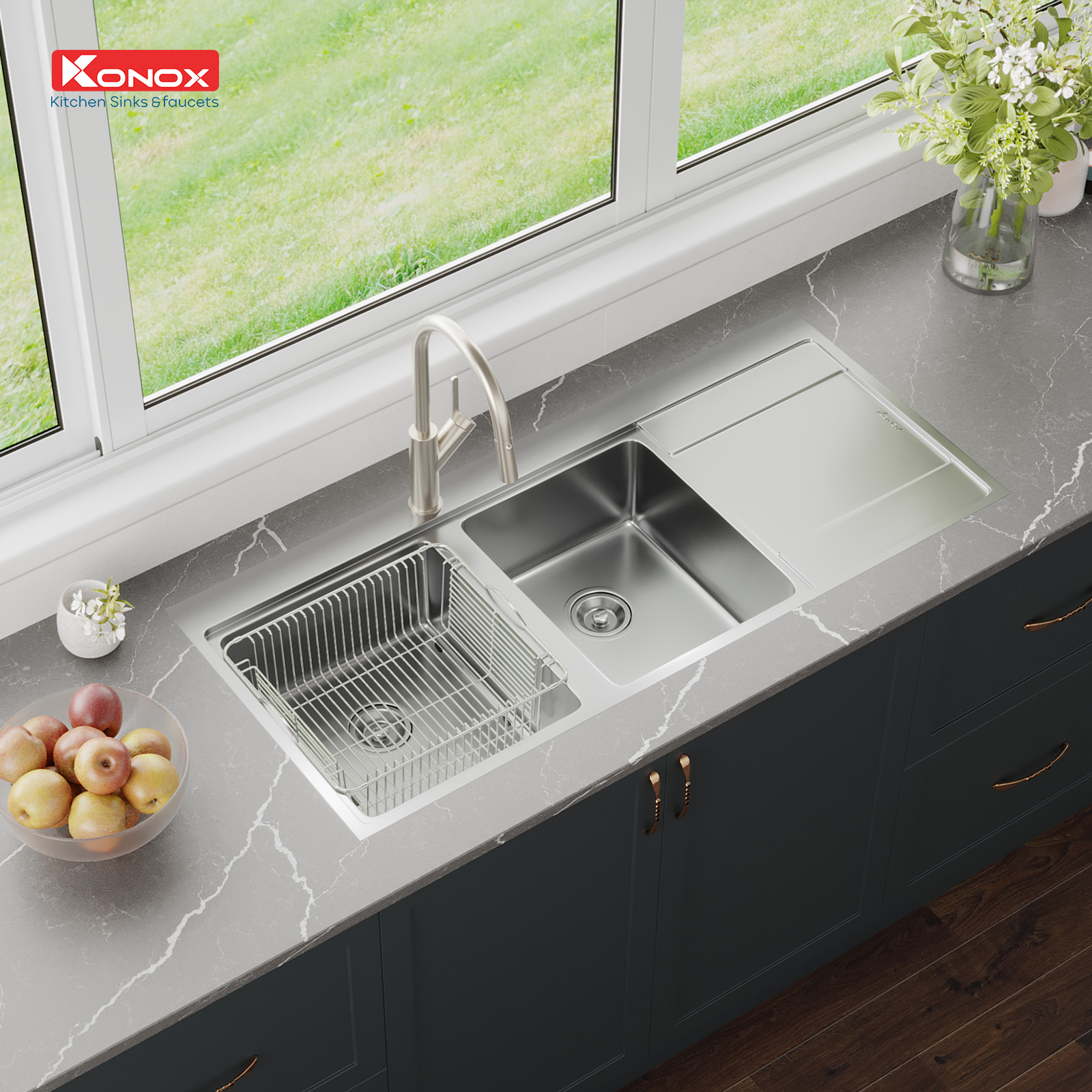 Chậu rửa bát Topmount Sink Unico 11652 - ảnh 4