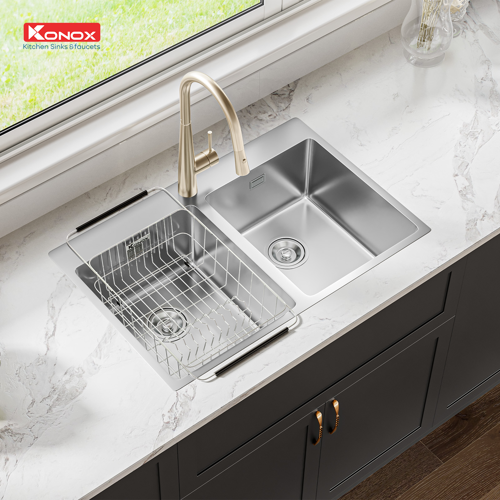 Chậu rửa bát Topmount Sink Unico 7650 - ảnh 4