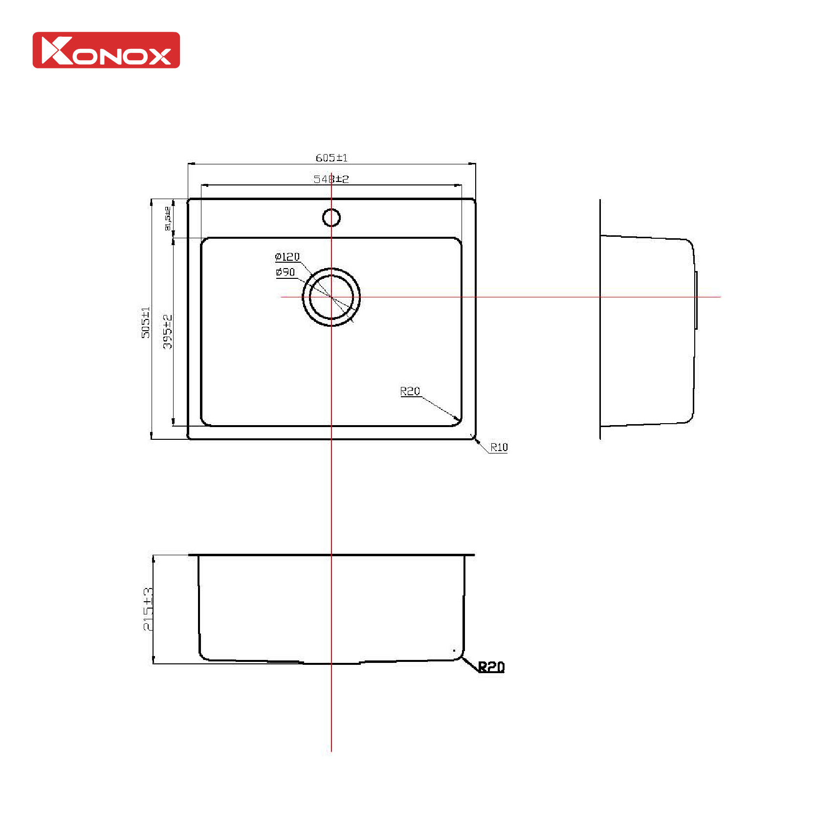 Chậu rửa bát Turkey Sink Neron 600T - ảnh 3