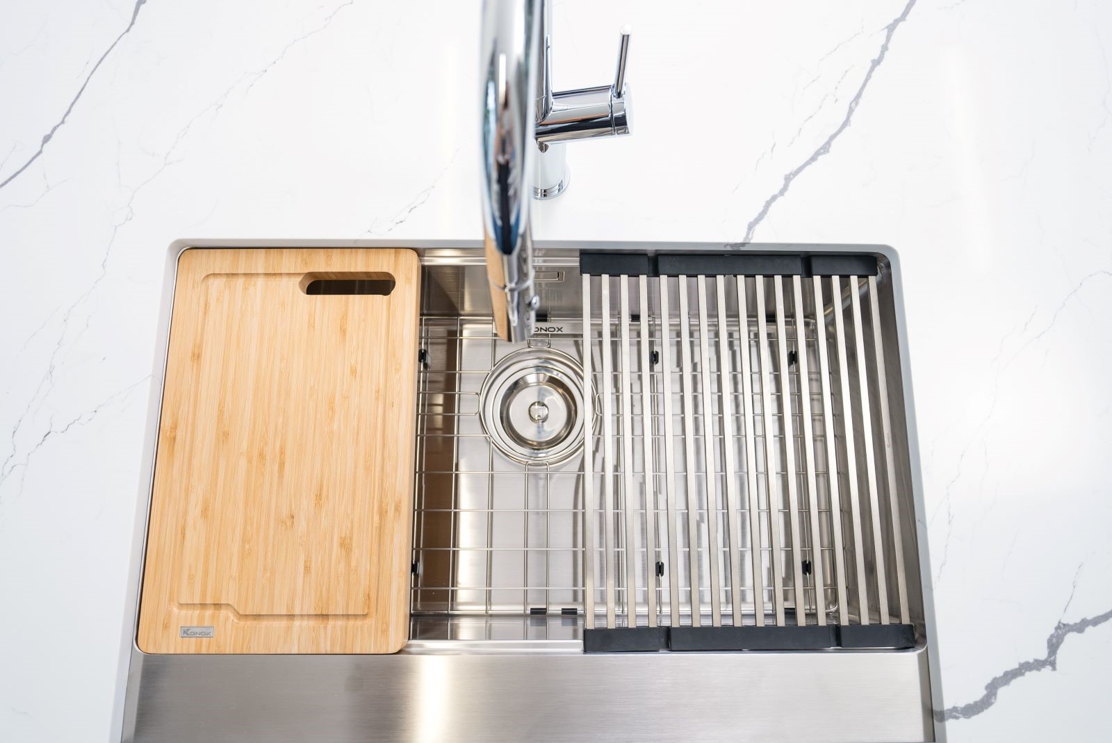 Chậu rửa bát Workstation Sink – Apron Sink KN8051AS Retta - ảnh 8