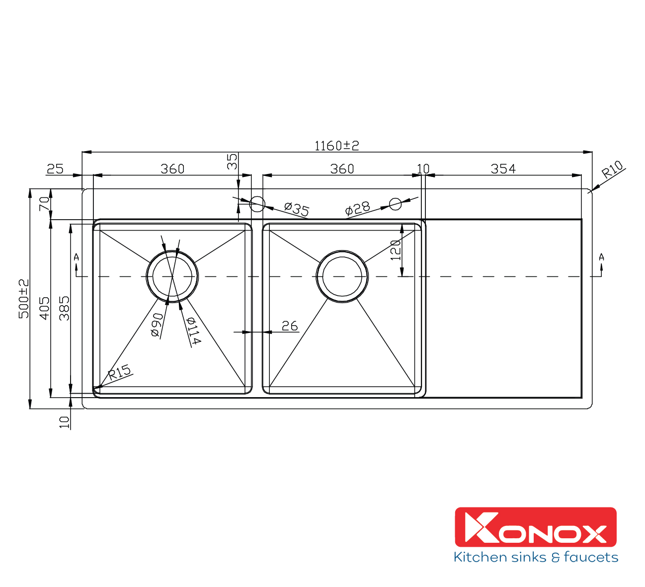 Chất liệu và công nghệ trên KN11650TD