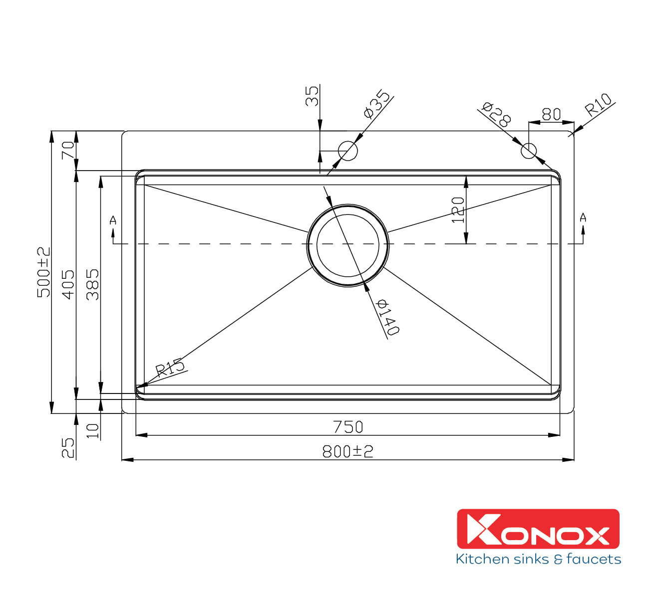 Chất liệu và công nghệ của KN8050TS
