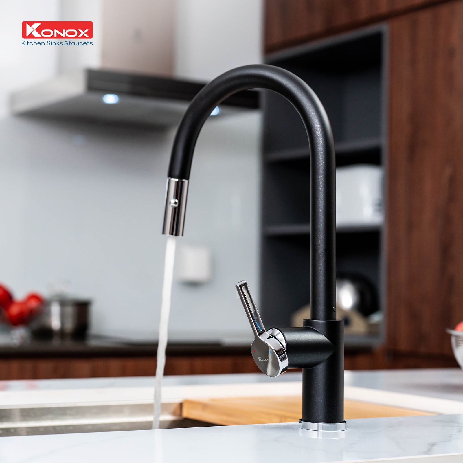 Lắp đặt Alto Black và phối với chậu