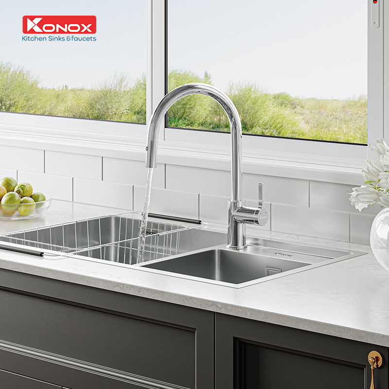 Vòi rửa bát Konox có tốt không? Phân tích từ vật liệu đến tính năng