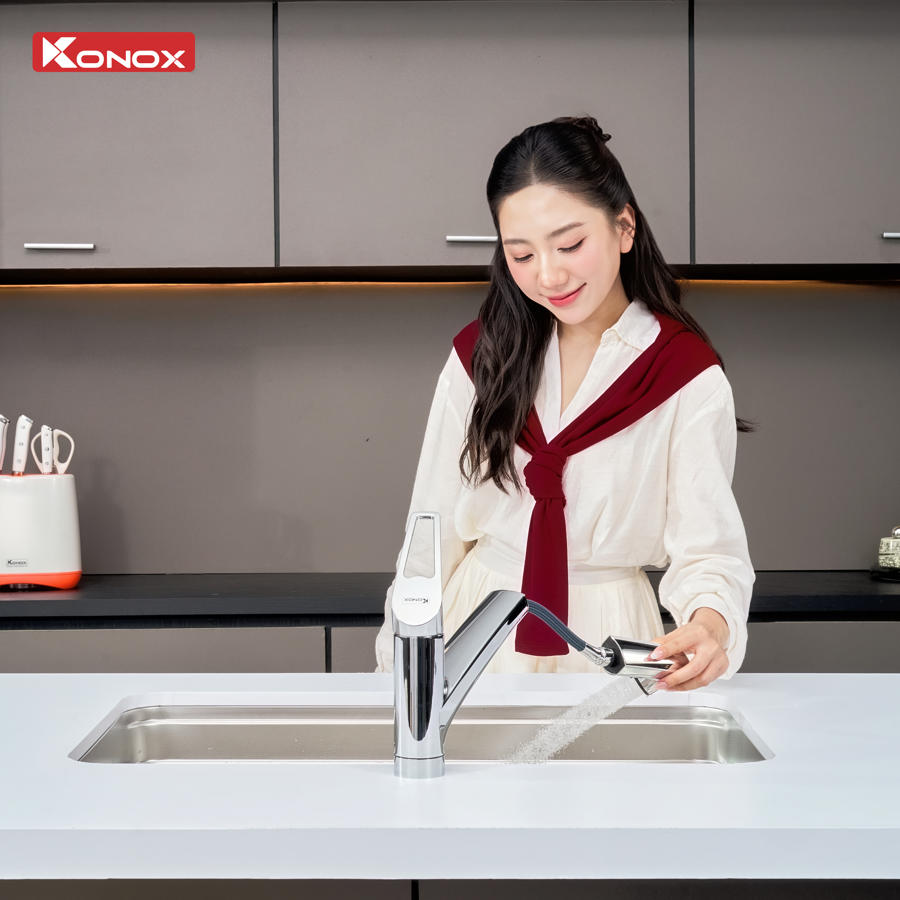 Vòi rửa bát phong cách Nhật Bản Kira Chrome - ảnh 6