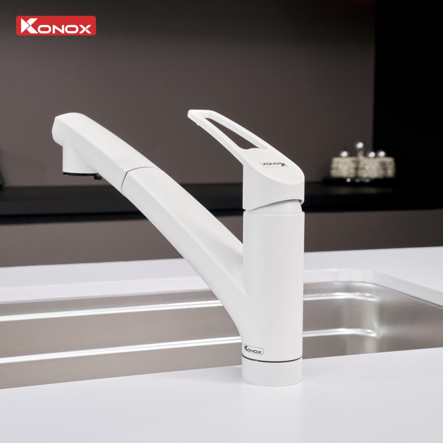 Vòi rửa bát phong cách Nhật Bản Kira White - ảnh 5