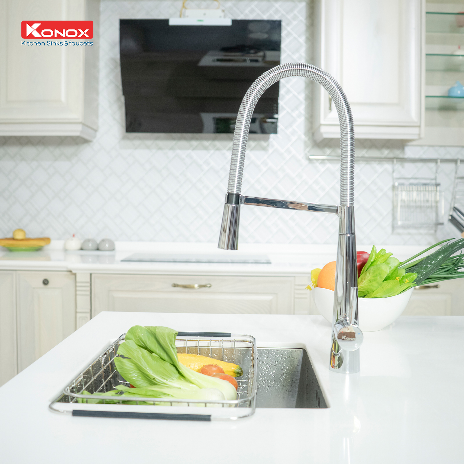 Vòi rửa bát thân mềm KN1909 - ảnh 4
